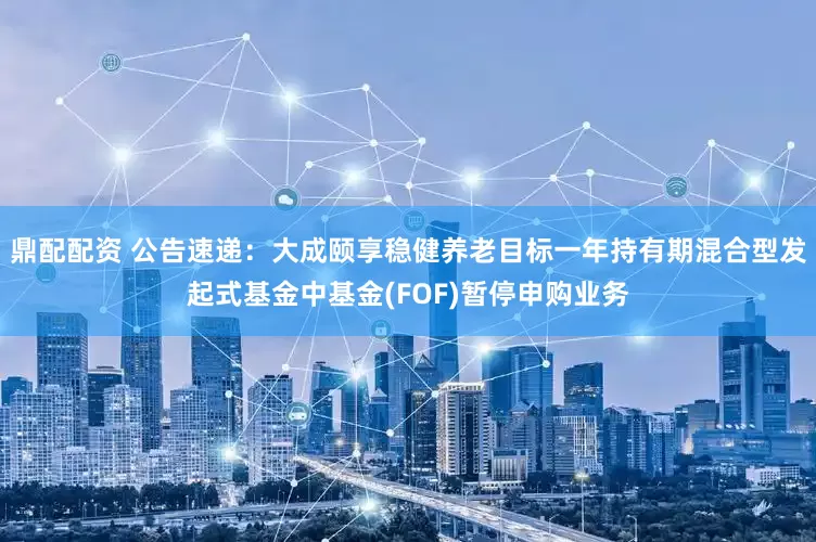鼎配配资 公告速递：大成颐享稳健养老目标一年持有期混合型发起式基金中基金(FOF)暂停申购业务