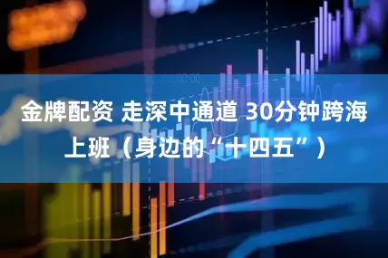 金牌配资 走深中通道 30分钟跨海上班（身边的“十四五”）